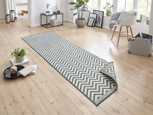 NORTHRUGS - Hanse Home koberce Kusový koberec Twin Supreme 103436 Palma Green creme – na ven i na doma - 80x150 cm