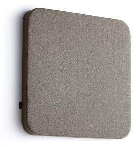 AJ Produkty Akustický panel POLY, zaoblené rohy, 600x600x56 mm, nástěnný, hnědá