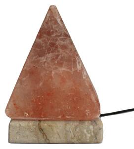 USB pyramidová solná lampička – bílá světla, 9 cm - 871 - 381 - 372