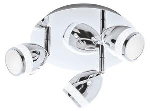 BRI 2995-038R LED bodové svítidlo pr. 22 cm 3x4W 350lm chrom - BRILONER