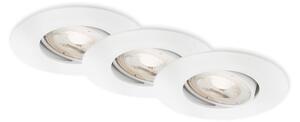 BRI 7602036 LED vestavné svítidlo 4,4 cm 3x 4,9 W 480lm bílé - BRILONER