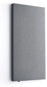 AJ Produkty Akustický panel POLY, obdélník, 600x1180x56 mm, nástěnný, světle šedá