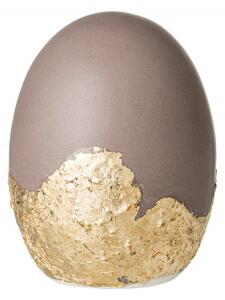 Dekorativní keramické vajíčko Egg hnědé Bloomingville