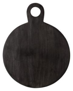 Kulaté servírovací prkénko Black Acacia 46 cm Bloomingville
