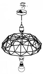 Eglo 49488 - Lustr CARLTON 2 1xE27/60W/230V