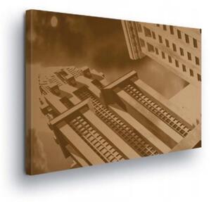 Obraz na plátně retro architektura 150O1, 100 x 75 cm, IMPOL TRADE