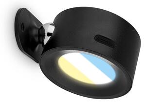 BRI 3896015 Tari nástěnné bodové svítidlo - 1,6W, 160lm, LED, nabíjecí, CCT, stmívatelné, bezdrátové, černá - BRILONER