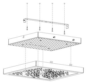 Eglo 32025 - LED Stropní svítidlo CARDITO LED/16W/230V
