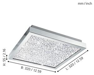 Eglo 32025 - LED Stropní svítidlo CARDITO LED/16W/230V