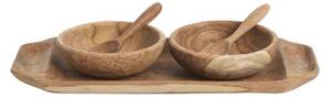 Souprava z teakového dřeva Bowls Essentials Muubs