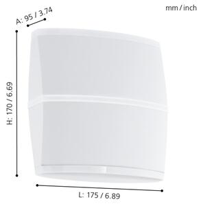 Eglo 96006 - LED Venkovní nástěnné svítidlo PERAFITA 2xLED/6W IP44