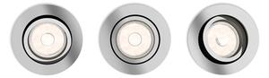 Philips 50393/11/PN - SADA 3x Podhledové svítidlo DONEGAL 1xGU10/5,5W/230V