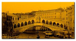 Obraz Benátky - most Rialto