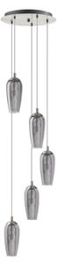 Eglo 96345 - LED Lustr na lanku FARSALA 5xG9/2,5W/230V