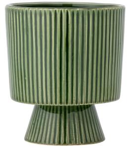 Zelený kameninový květináč Bloomingville Ayleen Ø 12 cm