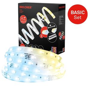 BRI 2152224 Pimp Your Stripe startovací sada LED pásek 2m, WiFi, CCT, hlasové ovládání - BRILONER