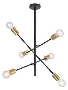Rabalux 2104 - Lustr na tyči LANNY 6xE27/15W/230V