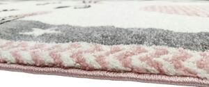 Vopi koberce Dětský koberec Kiddo F0132 pink - 80x150 cm