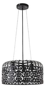 Rabalux 2158 - Lustr ALESSANDRA 3xE27/60W/230V černá