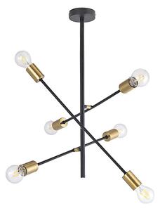 Rabalux 2104 - Lustr na tyči LANNY 6xE27/15W/230V