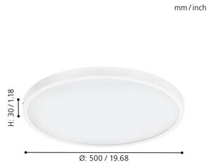 Eglo 97275 - LED Stmívatelné stropní svítidlo FUEVA 1 LED/25W/230V