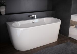 BESCO vana volně stojící VISTA, 1400 × 750 mm, bílá barva, sanitární kompozit VANTUR140 - Besco