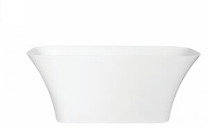 BESCO vana volně stojící ASSOS 1600x700 mm, bílá barva, litý mramor VANNEA16W - Besco