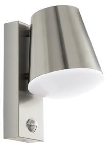 Eglo 97453 - Venkovní nástěnné svítidlo se senzorem CALDIERO 1xE27/10W/230V IP44