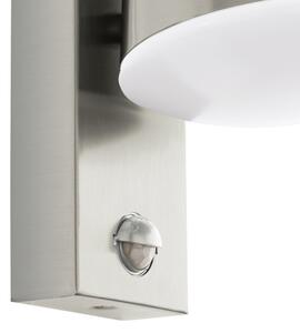 Eglo 97453 - Venkovní nástěnné svítidlo se senzorem CALDIERO 1xE27/10W/230V IP44