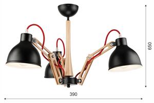 Přisazený lustr MARCELLO 3xE27/60W/230V