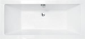 BESCO vana volně stojící VERA, 1700 × 750 mm, bílá barva, sanitární kompozit VANLUZ170 - Besco