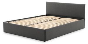 Čalouněná postel LEON bez matrace rozměr 160x200 cm Tmavě šedá