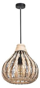 Rabalux 7604 - Lustr na lanku ZAHARA 1xE27/40W/230V ratan