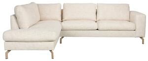 Housecraft Living Béžová rohová pohovka Glen 262 cm, levá