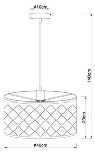 Globo 15329H - Lustr na lanku HARALD 1xE27/60W/230V