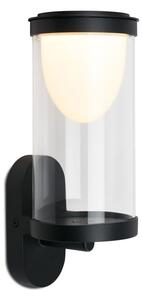 BRI 3930015 LED nabíjecí nástěnné svítidlo, venkovní, dotykový vypínač, vyměnitelné baterie, vč. USB-C kabelu, stmívatelné, IP44, černé - BRILONER