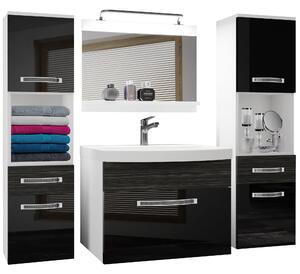 Koupelnový nábytek Belini Premium Full Version černý lesk / královský eben + umyvadlo + zrcadlo + LED osvětlení Glamour 113 Výrobce
