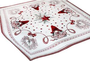 Vánoční žinylkový ubrus Hvězdný skřítek 90x90 cm Chenille IT036 Barva Vícebarevná Rozměry 90x90 cm