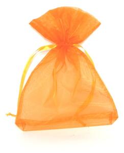 Dárkový sáček organzový BEAUTY ORGANDY oranžový 20 x 28cm