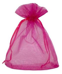 Dárkový sáček organzový BEAUTY ORGANDY fuchsia 15 x 20cm