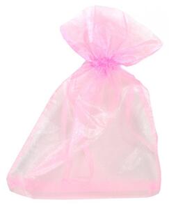 Dárkový sáček organzový BEAUTY ORGANDY růžový 20 x 28cm