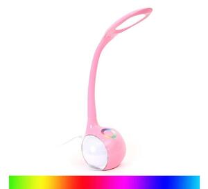 LED RGB Stmívatelná stolní lampa LED/7W/230V růžová