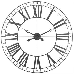Nástěnné hodiny v retro stylu, kovové, 88 cm