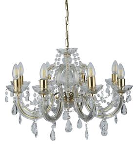 Searchlight 699-8 - Křišťálový lustr na řetězu MARIE 8xE14/40W/230V