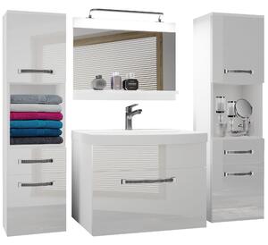 Koupelnový nábytek Belini Premium Full Version bílý lesk + umyvadlo + zrcadlo + LED osvětlení Glamour 100 Výrobce