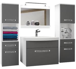 Koupelnový nábytek Belini Premium Full Version šedý mat + umyvadlo + zrcadlo + LED osvětlení Glamour 98 Výrobce