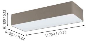 Eglo 99301 - Stropní svítidlo POSADERRA 3xE27/28W/230V