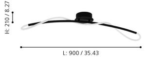 Eglo 99381 - LED Stropní svítidlo EGIDONELLA LED/20W/230V
