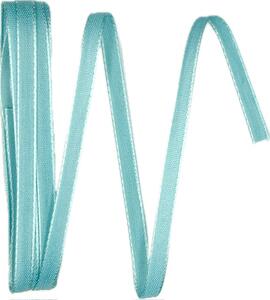 Stuha tenká taftová AQUA tyrkysově modrá 6mm x 2m (2,-Kč/m)