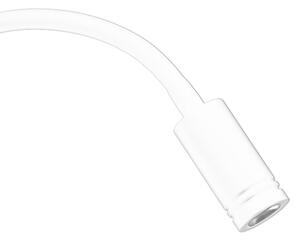 LED Flexibilní nástěnná lampička s USB BASE LED/8W + LED/2W/230V bílá